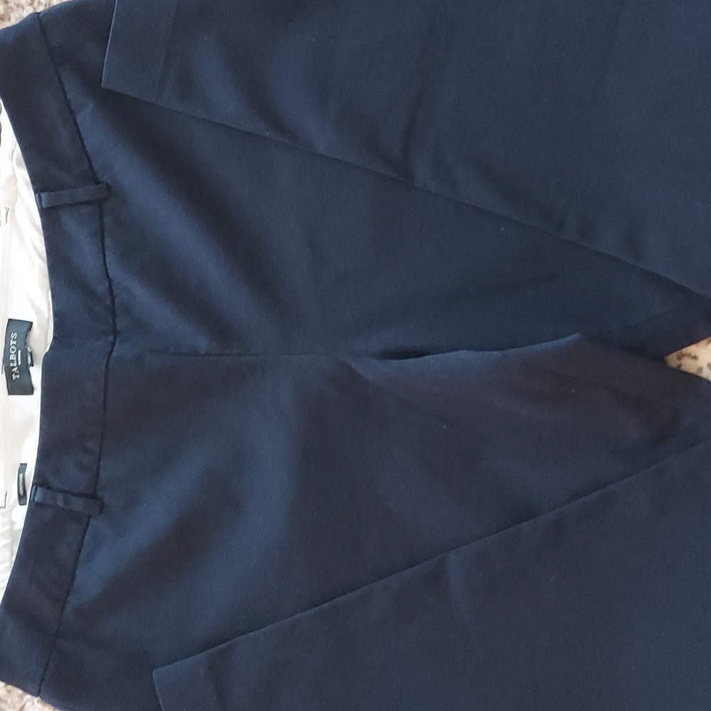TALBOTS Slim Leg Navy "Heritage" Pants